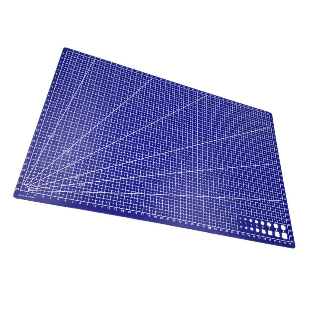A4 Cutting Mat Single Sided Cutting Board Cut Pad DIY Tool with Clear Grid Lines Angles for Scrapbooking Art and Craft