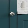 New 1Pcs Simple Wardrobe Door Drawer Cabinet Bright Silver Handle New Chinese Furniture Single Hole Small Handle