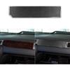 Real Glossy Black Carbon Fiber Sticker Car Inner Door Pull Handle Frame Anti-Collision Cover Trim Compatible with Chevrolet Avalanche/Silverado LTZ