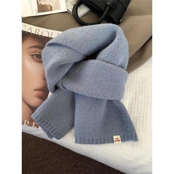 Qiandongge Schal Damen Winter Koreanisch Vielseitig Studentenpaar Gestrickt Warmer Schal Fabrik Direktverkauf