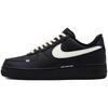 Nike Air Force 1 Slip Resistant Abrasion Resistant Low Top Skateboard Shoes Unisex Black White CW2288-001(Team91- S02)