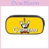 Cuphead Pencil Case Double Layer Storage Bag For Students And Office Use