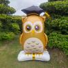 1Pcs 150cm Large Stand Graduation Brown Yellow Owl Doctor Balloons Graduation Party Decorations Balloon
