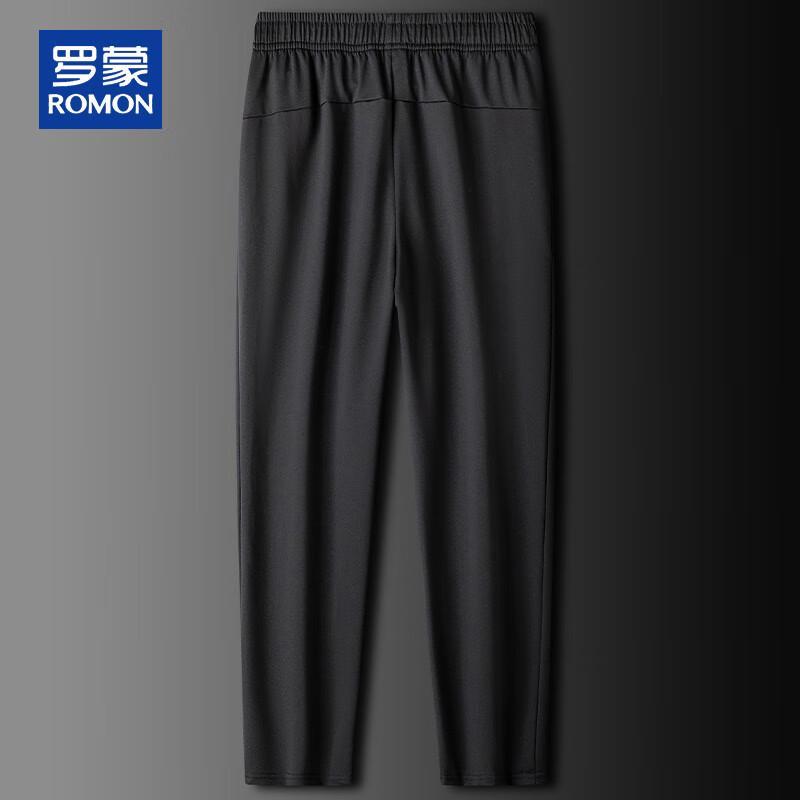 ROMON Men's Spring Autumn Casual Straight-Leg Sport Pants