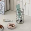 1PCS Stainless Steel Toothbrush Holder Metal Bathroom Accessories Tool for Toothpaste Makeup Brush Storage Rack Home Decoration