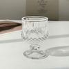 6pcs Set Wine Glasses 50ml Shot Glass Exquisite Mini Spirits Cup Transparent Liquor Goblet Drinkware Household Cups Cocktail Mug