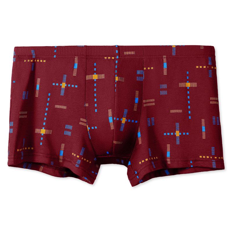 Men's Loose-Fit Pure Cotton Boxer Briefs - Large Size, Comfortable Summer Sports Underwear