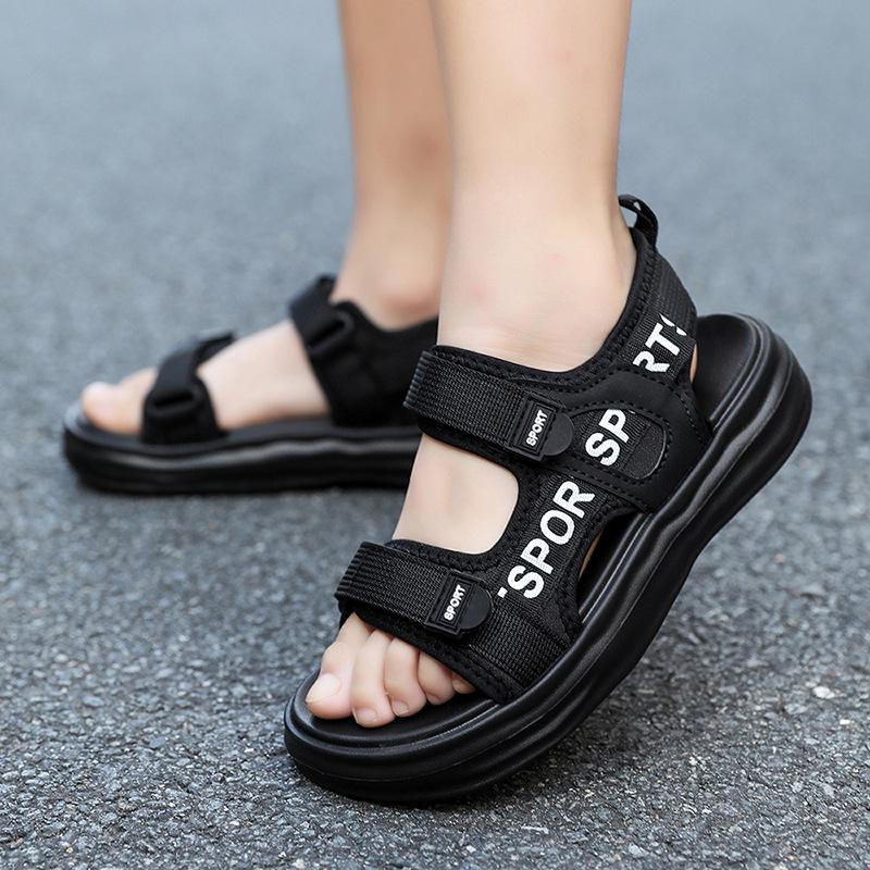 Cool Soft Sole Outdoor Boys' Sandals - Summer Versatile & Simple Style for Primary School Students