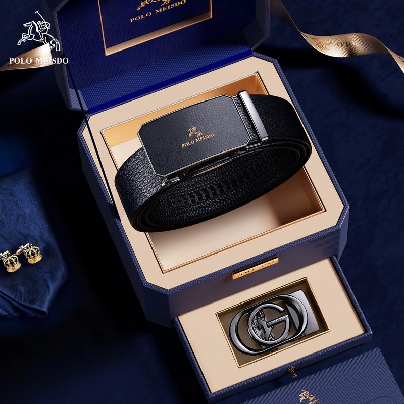 

Paul Masters Men s Automatic Buckle Leather Belt