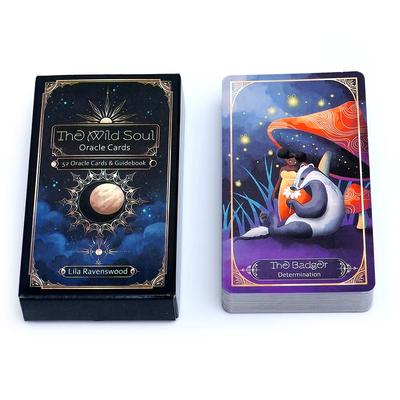 Die Wilde Seele Orakelkarten Tarot Deck Vollständige Englische Version Orakel Deck Brettspiel Party Schreibtischspielzeug Familienparty-Spiel