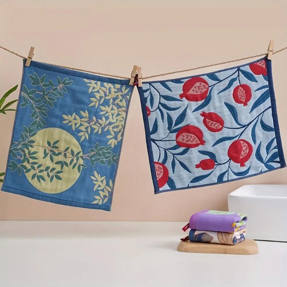 High Quality 34x40cm Large Hand Towel Quick Dry Decorative Kitchen Towel 4Layer Cotton Gauze Tea Towel Home Restaurant