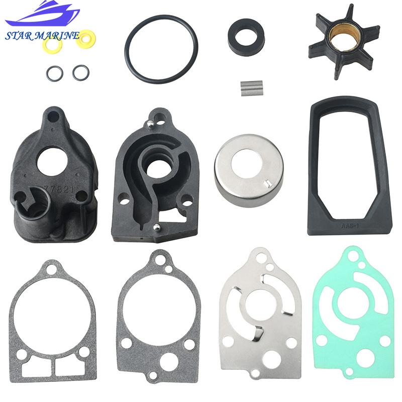 Kit Complet de Turbine de Pompe à Eau pour Moteurs Hors-Bord Mercury 30 35 40 60 CV 46-77177A3 77177A3 18-3324