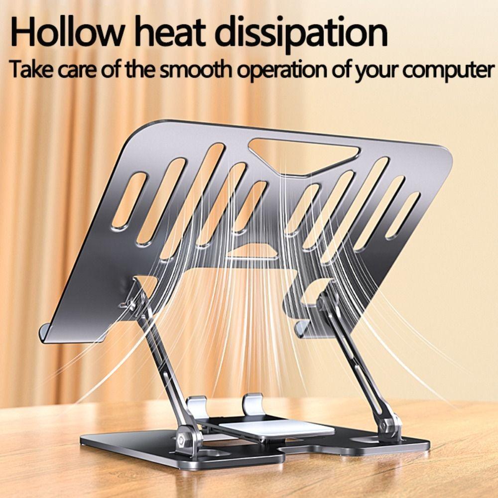 Carbon Steel Tablet Stand Foldable Cooling Bracket High Quality 2-in-1 Laptop Stand Office