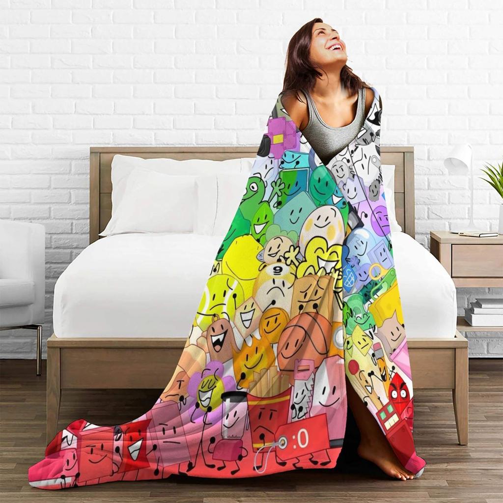 If Inanimate Insanity Characters Blanket Super Soft Fashion Plush Bedding Throws For Outdoor Decorative Flannel Bedspread Bed
