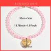 Bohemian Heart Necklace For Women With Glass Beads Summer Beach Vacation Accessory