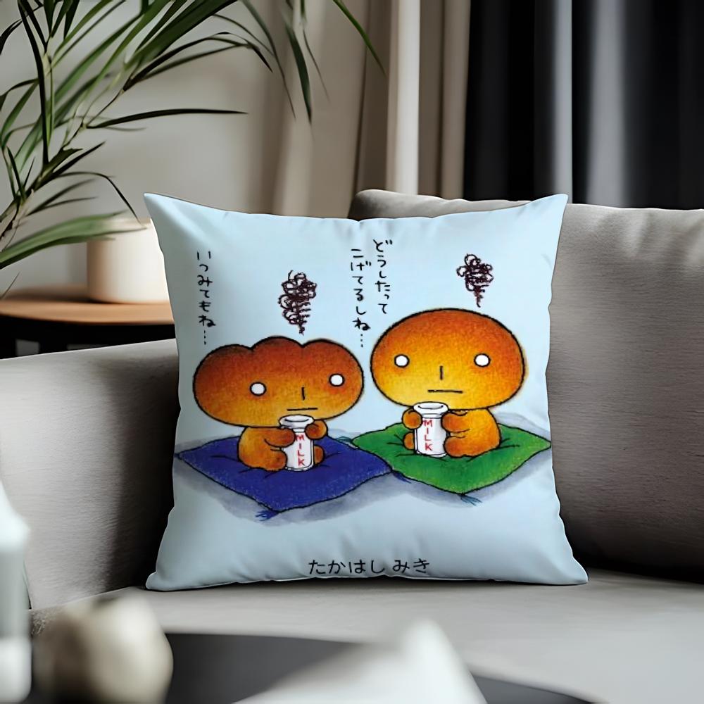 Fashion Kkogepanew Cushion Cover Antidustmite Pillowcase Invisible Zipper Silky Short Plush Sofa Cushion Cover
