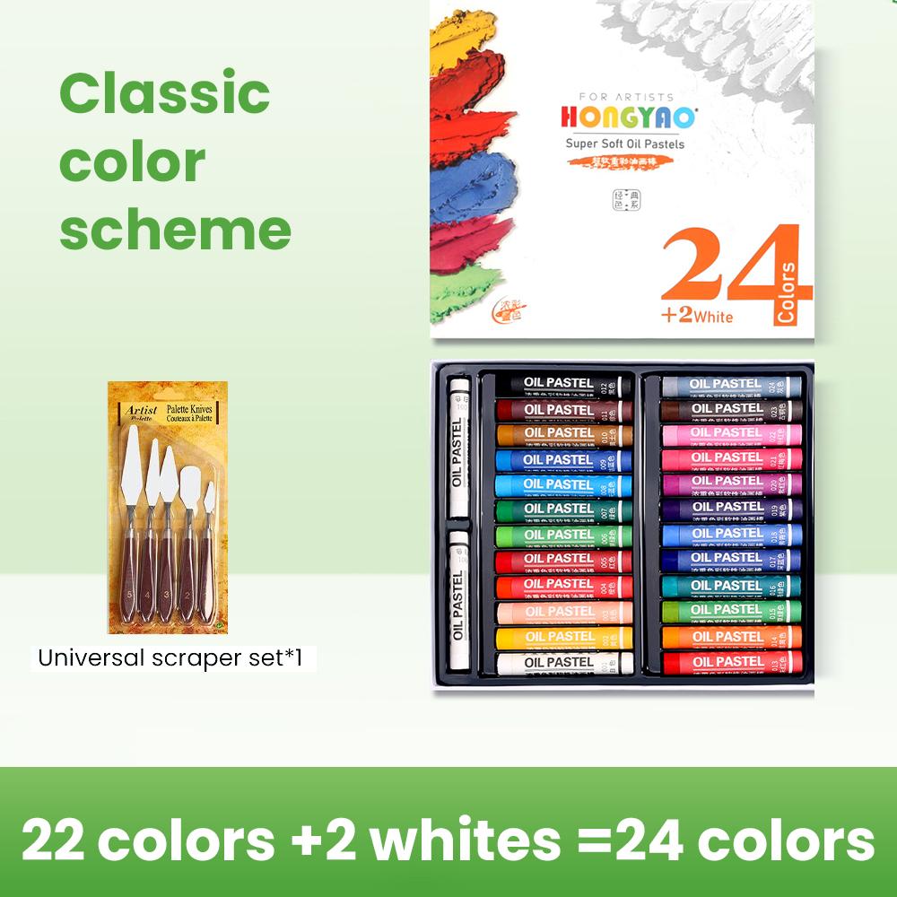 

Набор масляной пастели для художников 24/36/48 цветов, профессиональный инструмент для рисования, граффити, мел, моющийся, нетоксичный