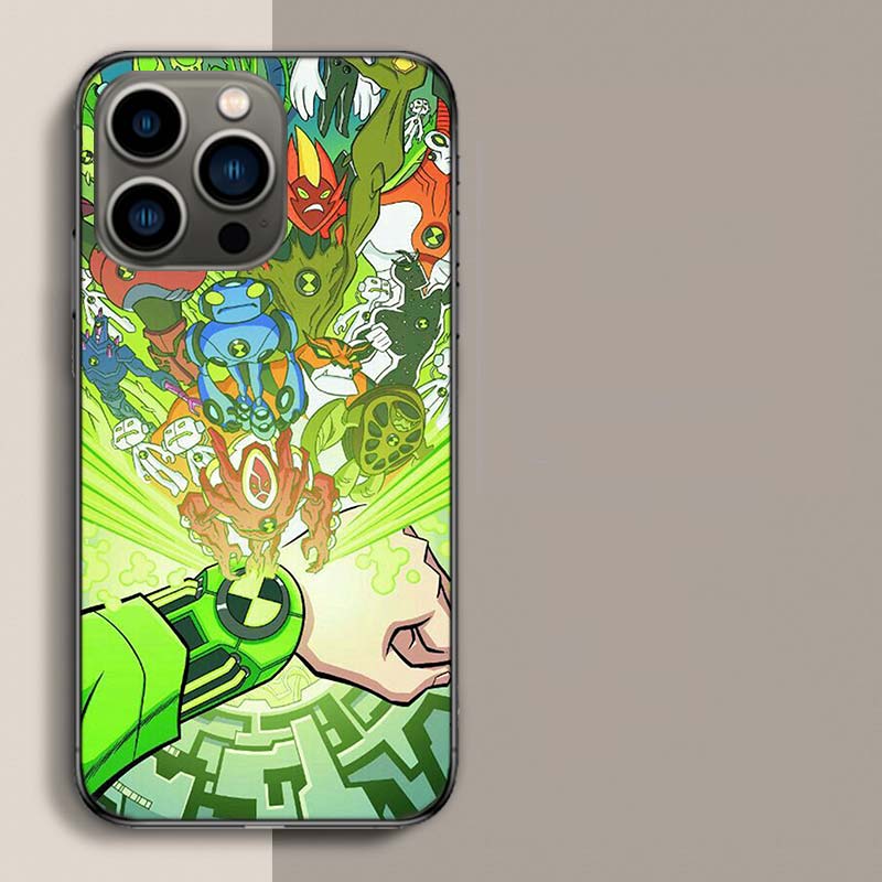 Ben Cartoon 10 Phone Case For Iphone 17 Air 15 Pro 14 Plus 16 Pro Max 12 13 Mini 11 16E X XS Cover Cute Fundas