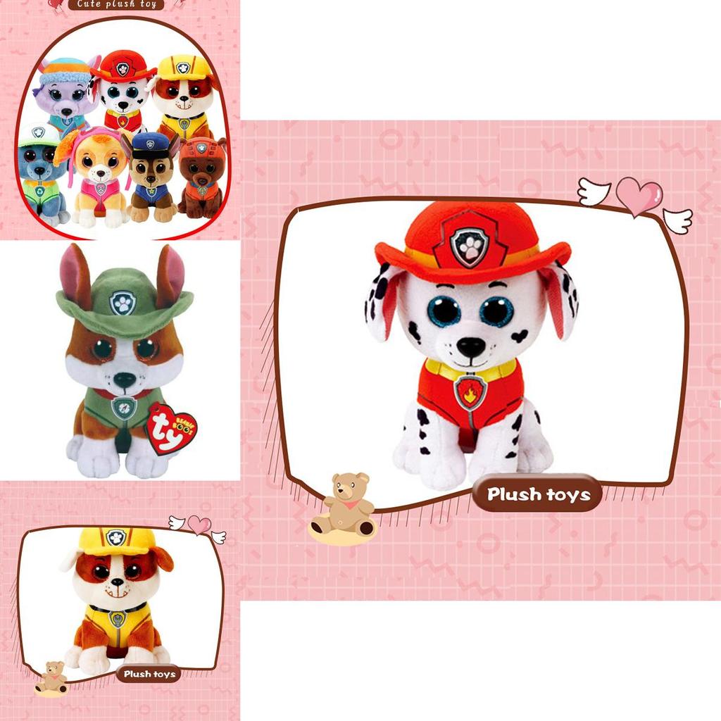 Adorabile Peluche Cane Paw Patrol con i Personaggi Amati Marshall Rubble Chase Rocky