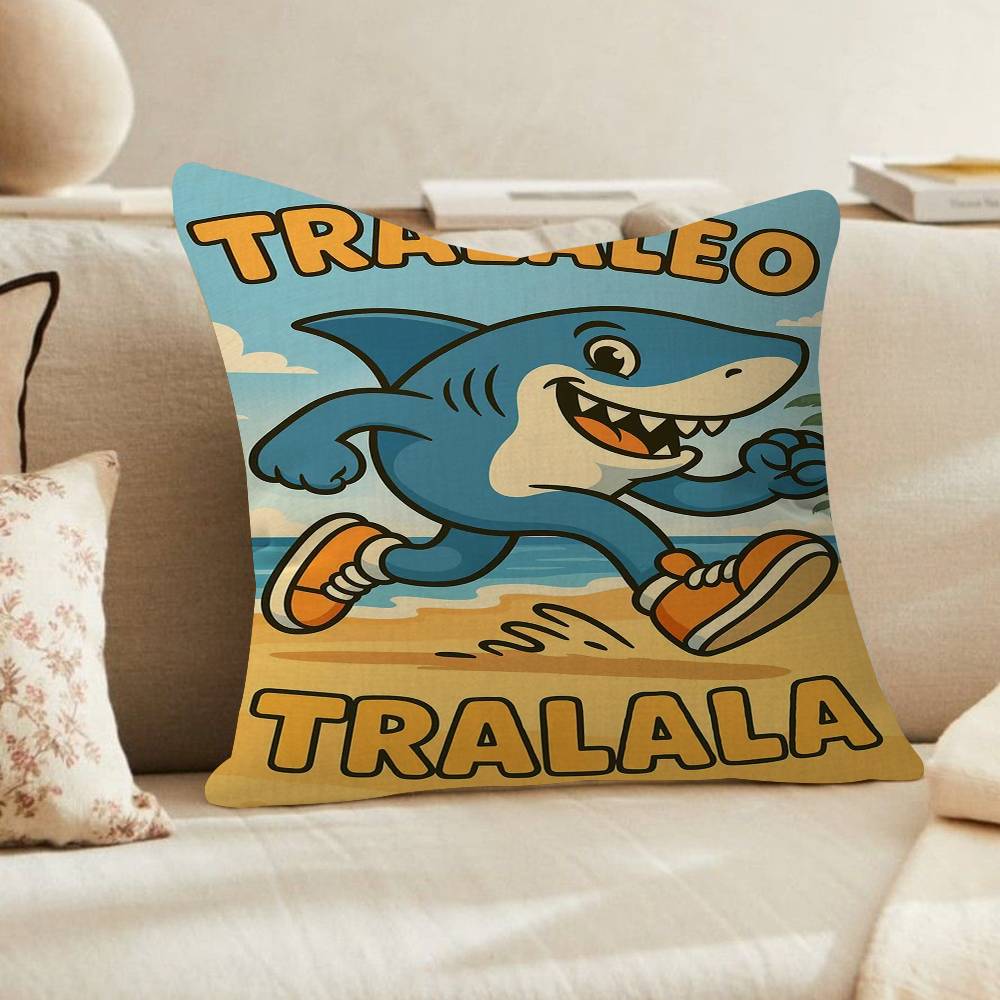 

Vintage Trendy Brainrot Comic Personalized Pillow Dust Cover Bedroom Kids Party Decoration Pillowcase Birthday Children Gift 30x30 cm