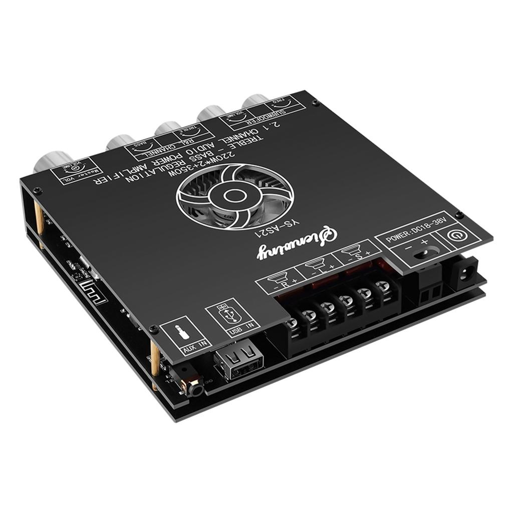 YS-AS21 2x220W+350W 2.1 Channel Digital Power Amplifier Board TPA3255 Subwoofer