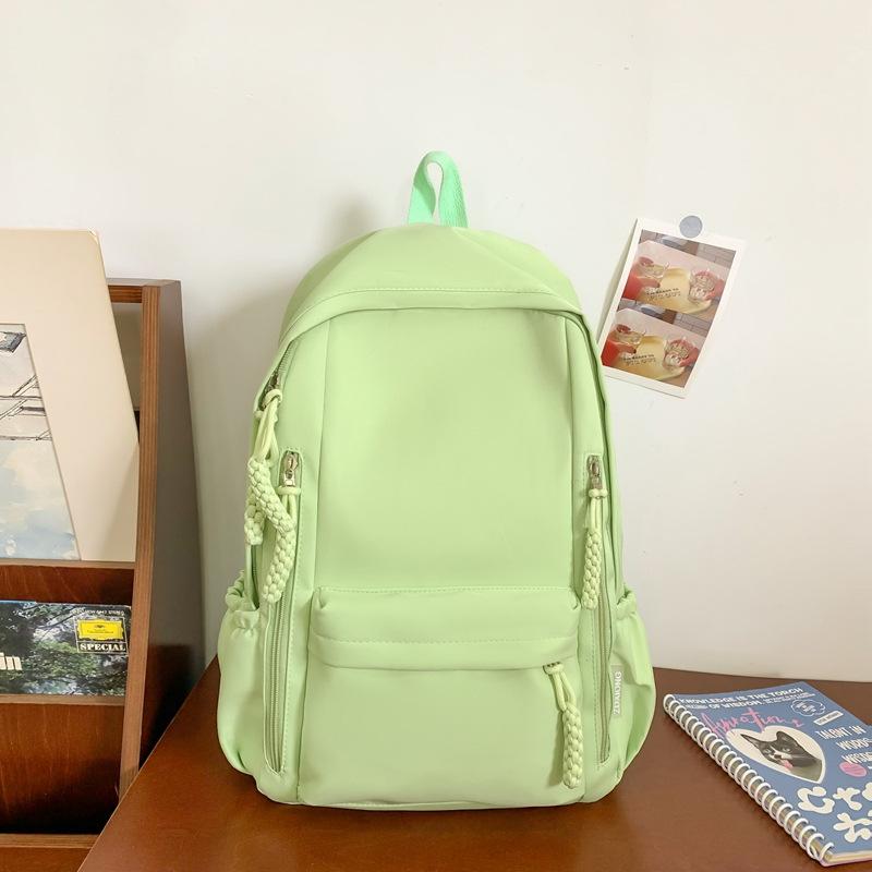 Cartable Féminin simple et mignon Élèves du lycée Élèves du collège Élèves de l'école primaire Classes de 3e à 6e Sac à dos grande capacité