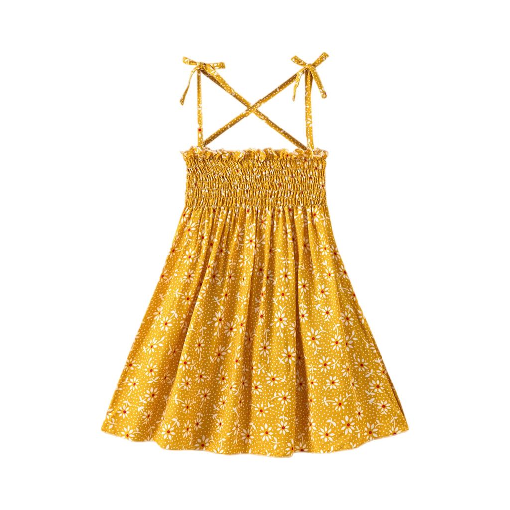 Ärmelloses Blumenkleid für Kinder - Süße Modekleider