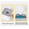 1 Piece of Spill-Proof Water Bowl for Pets - Designed for Cats and Dogs with Non-Slip Base and Floating Feature