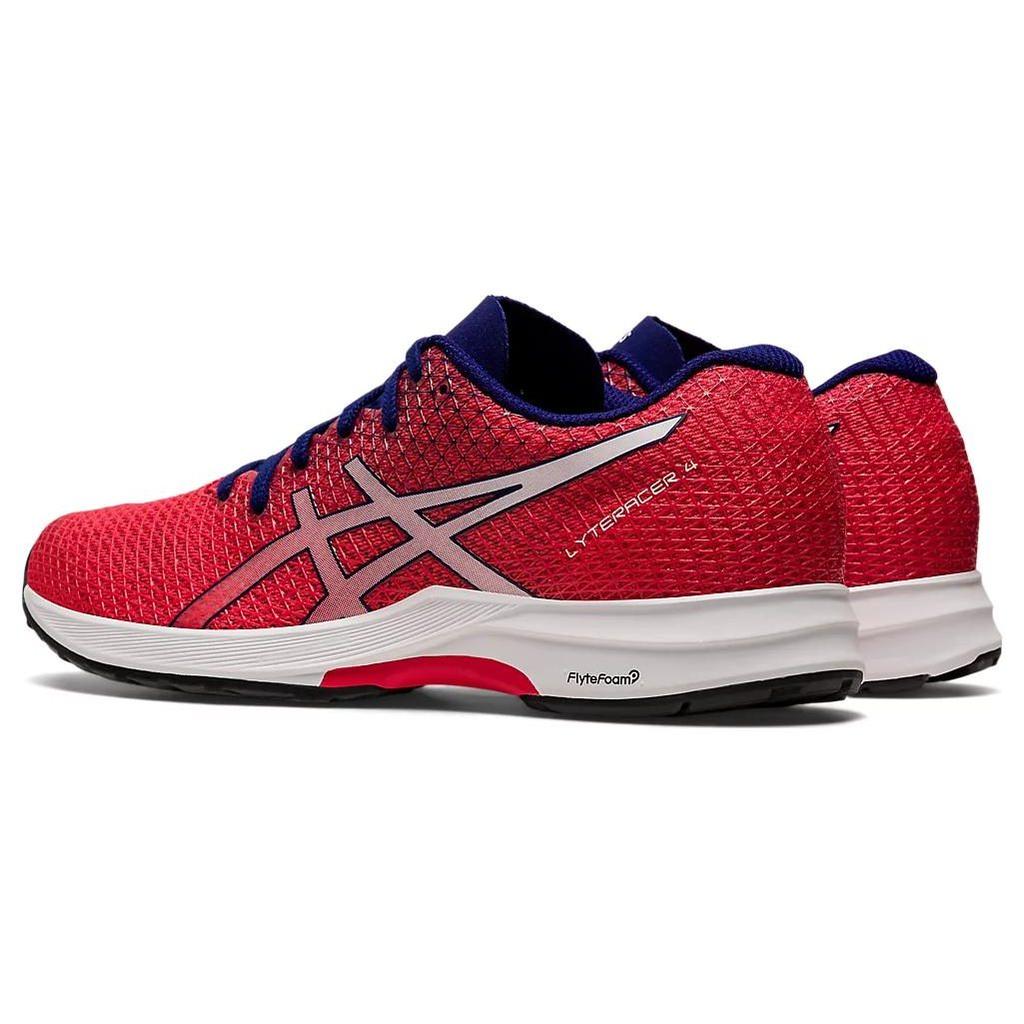 Asics Lyteracer 4 Atmungsaktive Niedrige Laufschuhe Damen Rot Weiß 1012B192-601