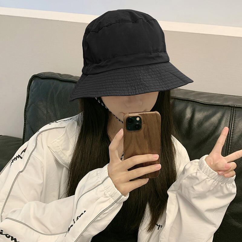 

Ivy Bucket Hat with Chin Strap and Camping Travel Cap beige