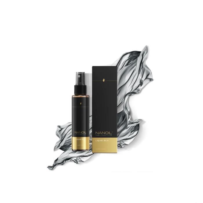 Soin Capillaire Revitalisant À La Soie Liquide Nanoil Liquid Silk Hair Conditioner 125ml - Des Cheveux Lisses, Doux, Sains