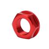 Motorcycle Rear Wheel Axle Nut M22x1.5 Aluminum Replacement for Kawasaki KX125 2003‑2008Red