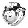 Men Short CB Lock Penis Cage Cock Lock with Belt Stainless Steel Chastity Lock Sex Toy Femdom BDSM