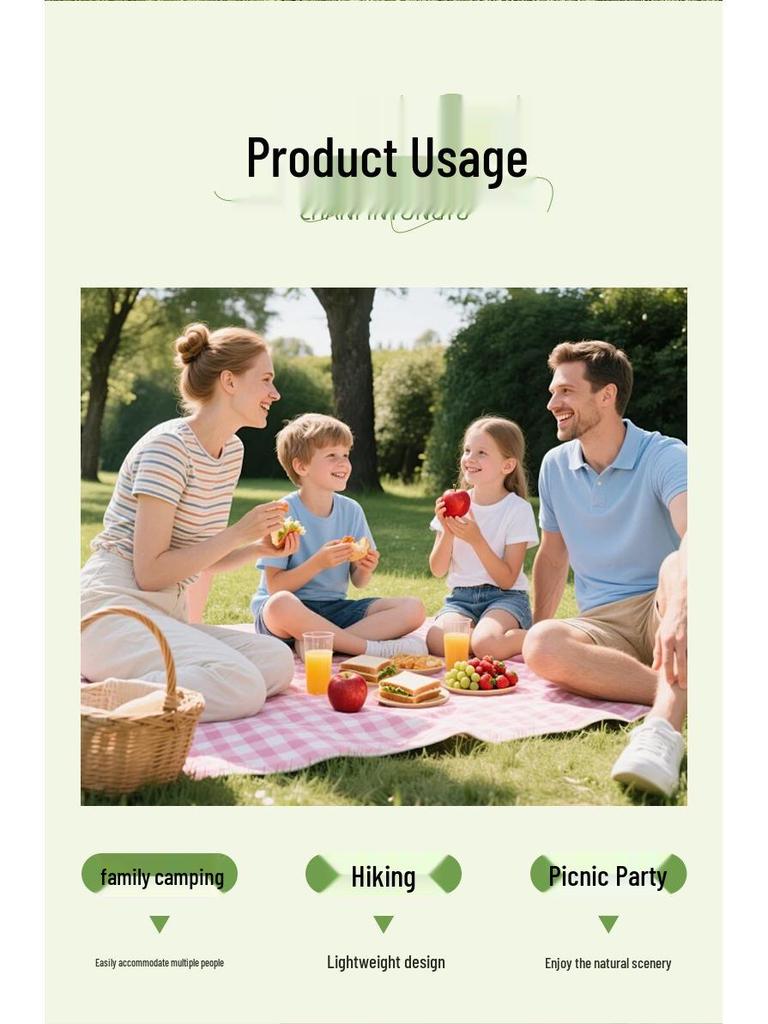 Vinyl Outdoor Canopy Tent: Rainproof and Windproof Camping Picnic Sunshade