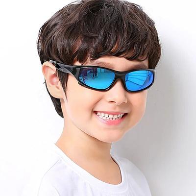 Gafas de Sol Polarizadas Deportivas para Niños Lentes de Color Protección UV Gafas de Moda para Niños y Niñas Gafas de Seguridad de Silicona