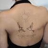 Herbal Swallow Line Tattoo Sticker Long-Lasting Waterproof Male And Female Personality Niche Semi-Permanent Tattoo Sticker