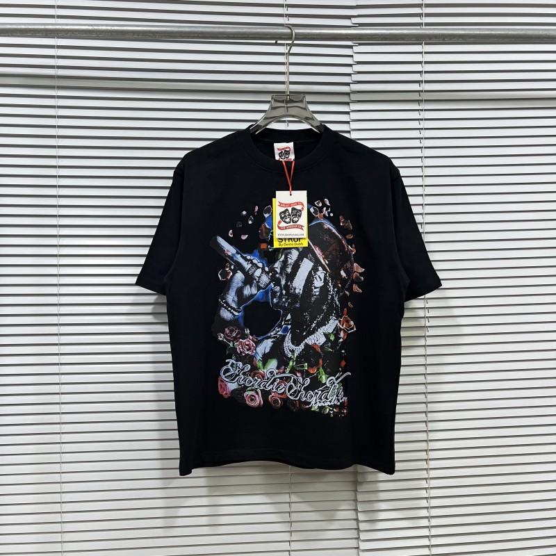Mens Cotton Graphic Tee Streetwear Loose Fit Short Sleeve T-Shirt Casual Wear