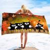 Cartoon Owl Series Seaside Vacation Beach Towel Swimming Bath Towel Microfiber Sports Towel