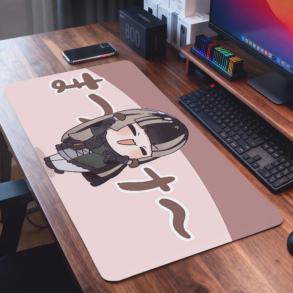 Virtual Idols Jjuufuutei Raden Mouse Pad Square Office Gaming Desk Mat Waterproof Nonslip Rubber Decorative