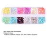1 Set Round Nail Art Rhinestone Kit 12 Grids Assorted Size Decoration Fake Gems
