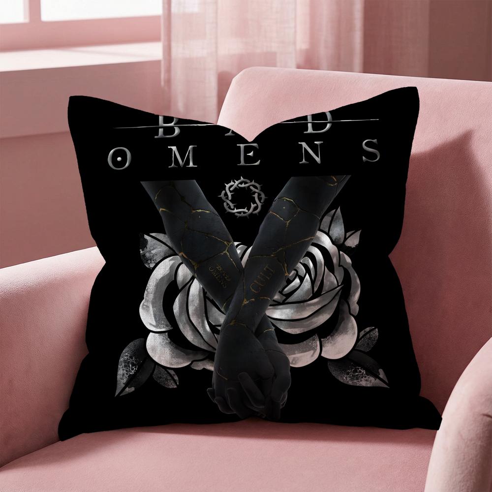 Bad Omens Kissenbezug Mehrzweck-Kissenbezug für Zuhause & Auto - Wendbar, Weich & Langlebig für den täglichen Gebrauch