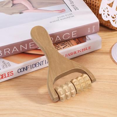 Houten Massageroller Multifunctioneel Handheld Lichaam Gezicht Nek Triggerpoint Massagetool