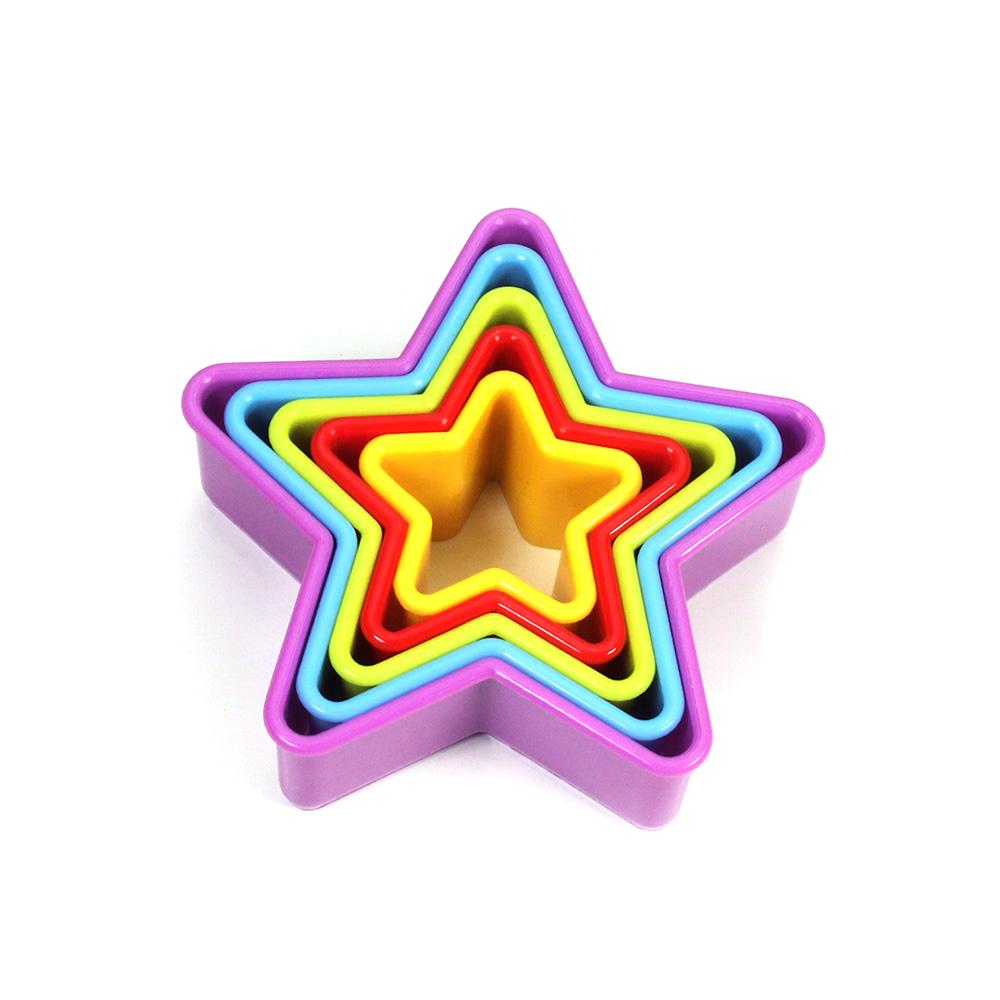 Multi-style plastic Circle Cookie Cutter, Fondant Cake  Biscuit Cutter Mold  Tools Set Decorating For  Kitchen (Colors May Vary)