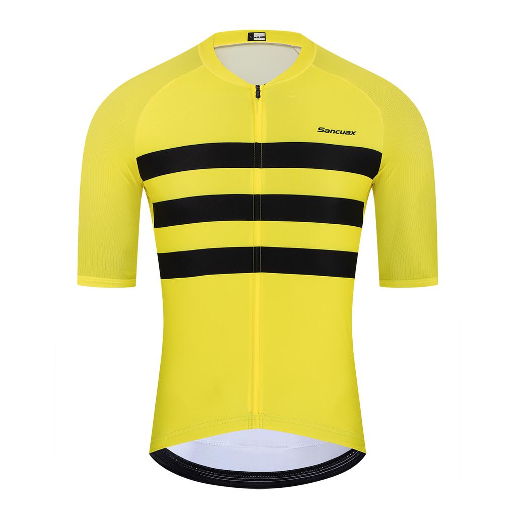 Fahrradtrikot Set Fahrrad Kurzarm Shorts Anzüge für Herren Atmungsaktiv Rennrad MTB Radsportbekleidung mit Taschen
