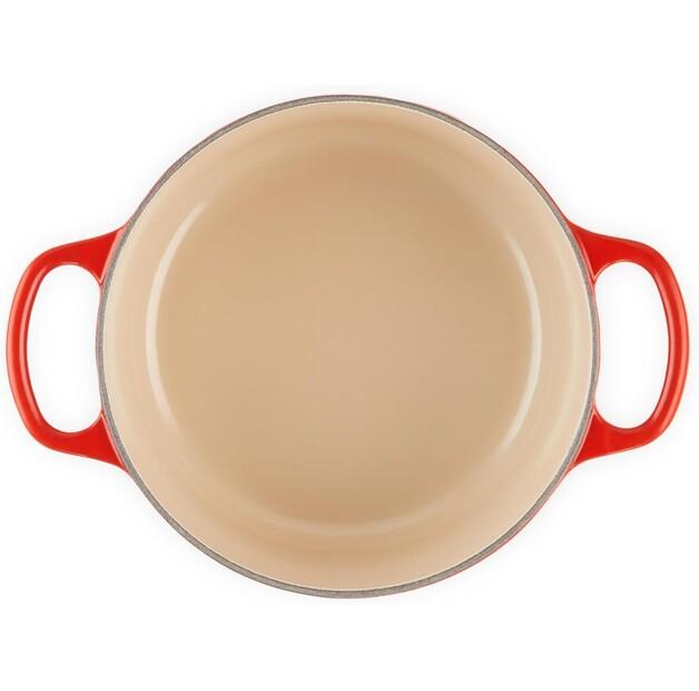 Чугунная жаровня Le Creuset Signature круглая 18 см вишнево-красная 1,8 л (21177180602430)