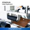 ZONESUN ZS-TB805 Semi-automatic Bottle Stick Mark Labeling Machine PET Plastic Cans Lighter Water Milk Juicer Hexagon