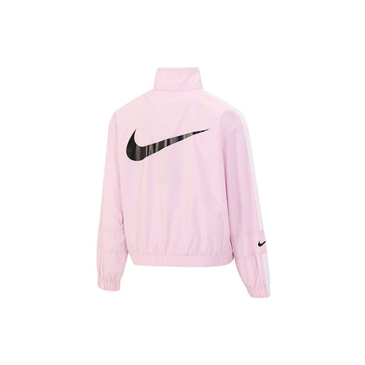 Nike Sportswear Repel Color-Block Loose Weave Jacket Women Jackets Pink CZ8801-695