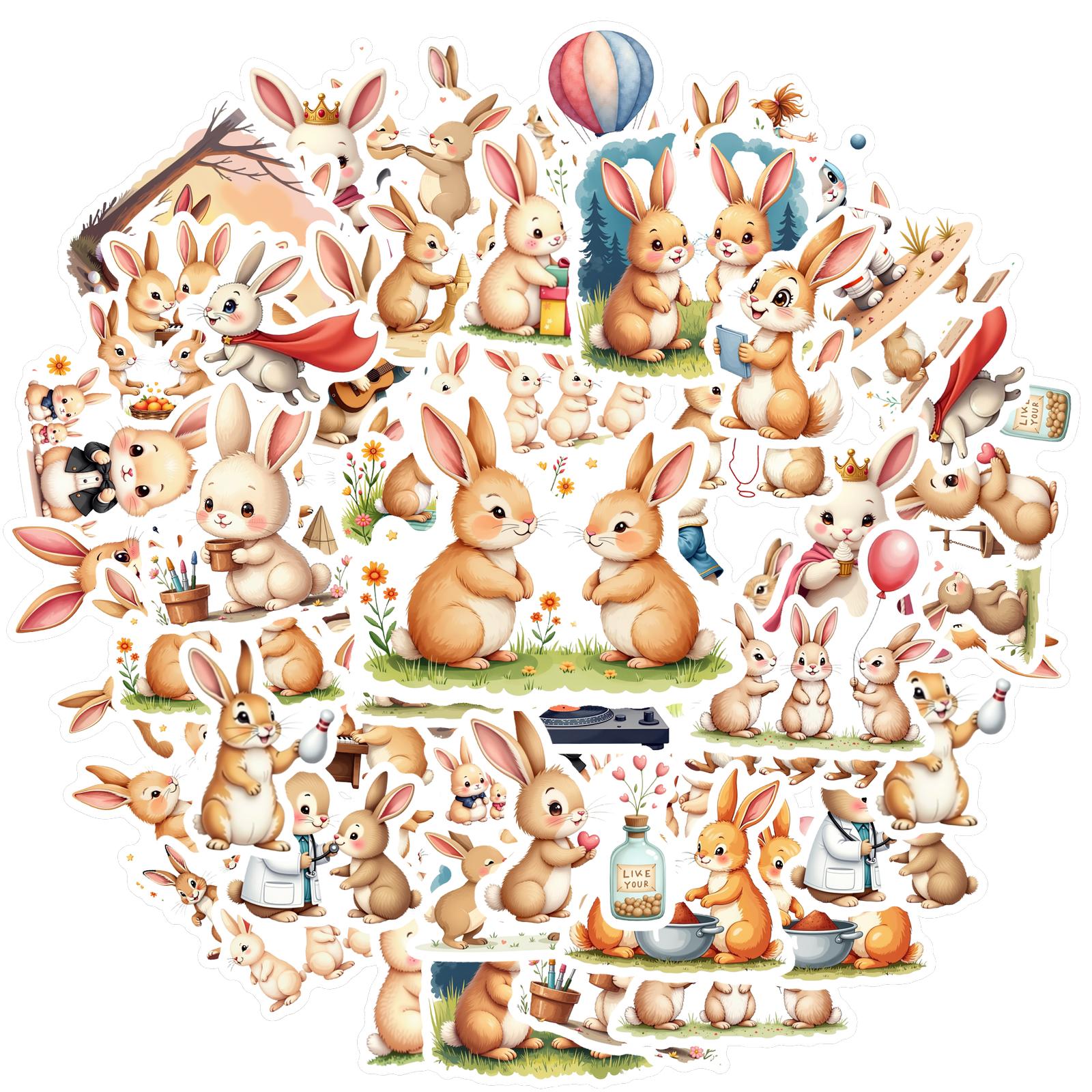 35pcs-100pcs Lovely Stickers Warm Stickers DIY Stickers For DIY Phone Laptop Scrapbook Bike Laptop Motorcycle Luggage