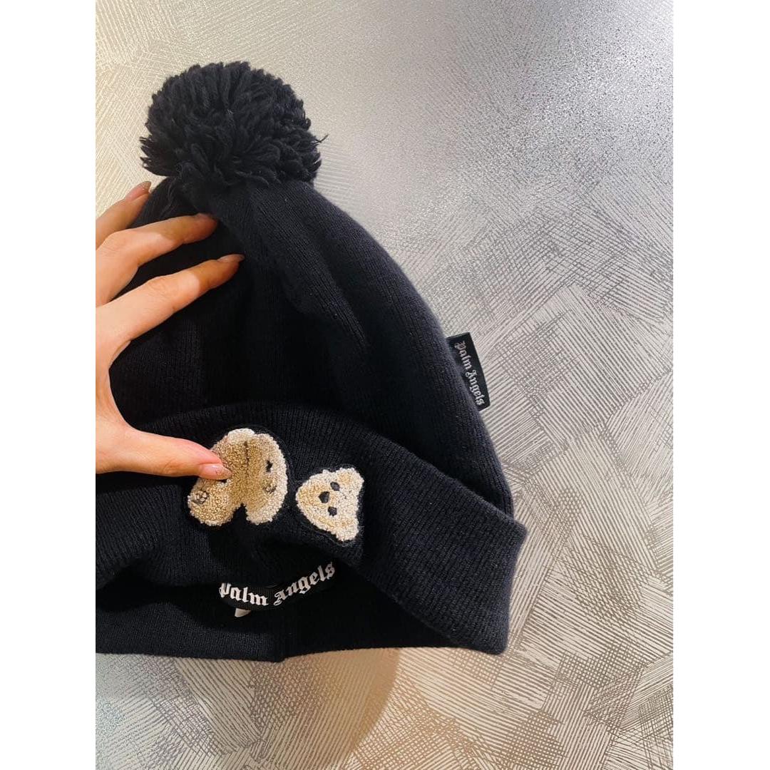 Used Final price! Palm Angels Teddy Bear Knit Hat