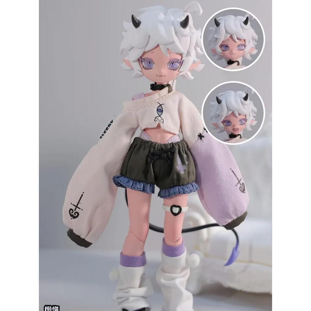 In Stock Cooze 1/8 Bjd Devil'S Horns Blind Box Movable Ornament Exquisite Toys Joint Mobility Creative Desktop Collection Toys